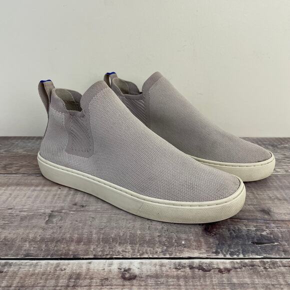 Rothy’s Women’s 9.5 The Chelsea Slip On Boot Sneaker Knit Upper Lavender - Picture 1 of 16